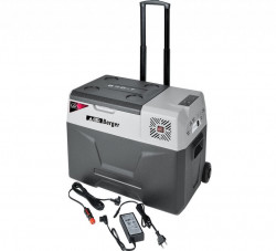 39 litre cooler with LG 12/24/230V compressor, handle and integrated transport wheels - Img 9