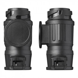 Adapter with 13 pin stecher and 7 pin socket, ABS, 12V - Img 5