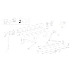 Adaptor manivelă de urgență Thule pentru varianta cu motor Omnistor 5200/6300 (1500603196)