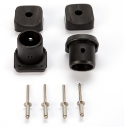 Amortizoare Bull Shock Absorber pentru suportul de biciclete Fiamma Carry-Bike Lift 77 E-Bike / VW T4 / T5 / T6, negre, set 2 buc