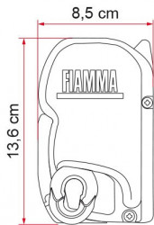 Awning Fiamma F45s, white, for caravans, motorhomes or minibus - Img 2