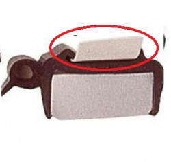 Bandaj pentru cheder rama geam, 23 mm, ALB - Img 2