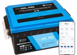 Baterie Berger PRO LiFePO4 12,8V, 200 Ah, 5 ani garantie cu autoincalzire