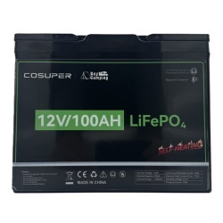 Baterie LiFePO4 ultracompacta, 12,8V, 100Ah cu BMS si AUTOINCALZIRE, celule clasa A, 9,3 kg - Img 7