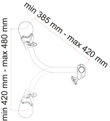 Brat Bike-Block Pro S3 pentru suportul de biciclete - Img 2