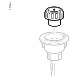 Buton rotativ iluminat negru pentru Truma S 3004 / S 5004 - Img 4
