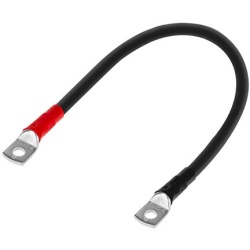 Cablu de conectare între baterii diametru 25mm², lungime 20cm, M8, 1 buc