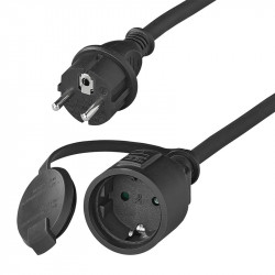 Cablu prelungitor Schuko 3 x 2,5 mm cu manta de neopren, 16A, (25 m) - Img 4