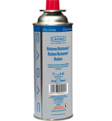 CADAC butane gas tank with MSF valve
