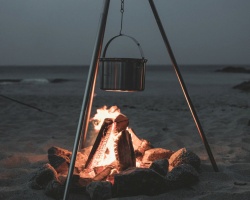 Campfire stainless steel pot with lid, 4 litres - Img 4