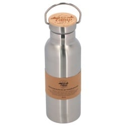 Camplife double-walled stainless steel thermos flask with bamboo lid, 750 ml - Img 3