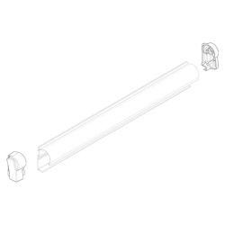 Capac capăt dreapta alb pentru copertine Dometic (44700003252)