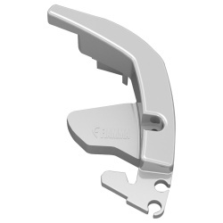 Capac profil frontal stânga, titan, pentru marchiza Fiamma F80 L