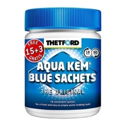 Capsule sanitare pentru toalete ecologice Aqua Kem 15+3 buc