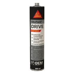 Car window bonding adhesive, SikaTack Drive, 300 ml, BLACK