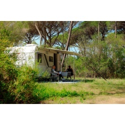 Caravanstore EVO awning bag for caravans, WHITE protective bag, ROYAL BLUE tarpaulin - Img 7