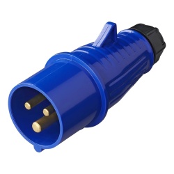CEE plug for cable mounting, protection IP44 16A