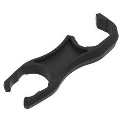 Clemă de siguranță Rack Holder pentru suportul de biciclete Fiamma Carry-Bike Pro (din 2023), neagră