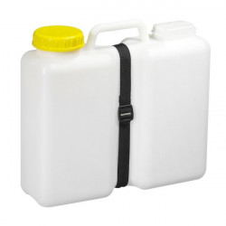 Compact canister with fixing strap, 13l for food use