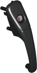 Complete lock without cylinder and key, 222 x 59 mm for caravans - Img 2