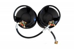 Complete set 2 pcs refillable LPG tank, light steel with multivalve and light weight - Img 6