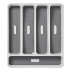 Cutlery tray with non-slip insert 32.5 x 28.5 x 4.5 cm - Img 2