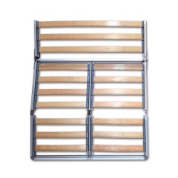 Double foldaway bed frame mattress for conversion 192 x 140 cm