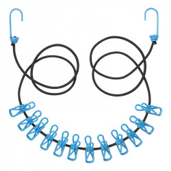 Elasticated drawstring with integrated hooks for drying clothes - Img 4