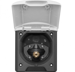 External connection for water supply with pressure reduction