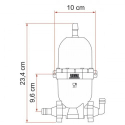 Fiamma A20 expansion tank for water circuits in caravans or motorhomes - Img 3
