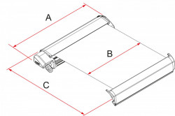 Fiamma F80 roof awning Fiamma F80, Polar White box for motorhomes, caravans, motorhomes - Img 5
