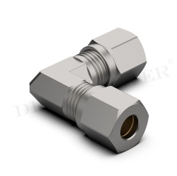 Fixed 90° galvanised steel gas fitting 8 x 8 mm - Img 2
