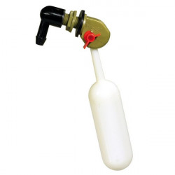 Float for water canister or water tank with 3/8" mains connection