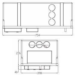 Floor-mounted air conditioning unit for Sanjo / Freucamp caravans, cooling capacity 7500 BTU / 2200 W, 230V - Img 6