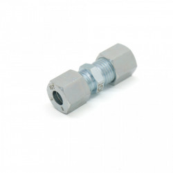 Galvanised steel gas fitting 8 x 8 mm