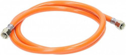 Gas hose for barbecue, cooker, fridge with 1/4 left-hand thread on both ends, different lengths