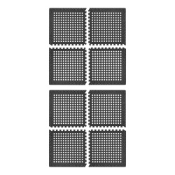 Ground sheet / camping mat made of EVA foam sheets, 8 pcs