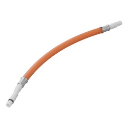 Hose with supply hose for caravan water batteries, RED