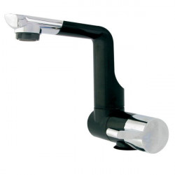 Hot/cold water coil "Arona", mounting hole diameter ø 27 mm, BLACK