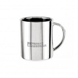 Insulating stainless steel double-walled insulated mug, 250 ml