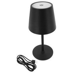 Lampă de masă Berger Gilmor 3 în 1, cu acumulator, LED reglabil, negru - Img 5