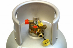 LPG tank, aluminium, refillable with multivalve and filling indicator, 33/26 l - Img 2