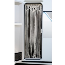 Macrame curtain, 190 x 60 cm
