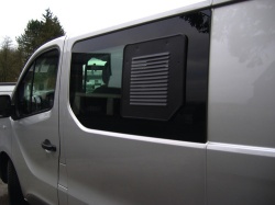 Metal ventilation grille for left sliding window Renault Trafic,Opel Vivaro from 2014