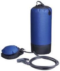 Mobile shower with foot pump, capacity 12l