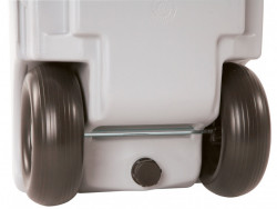 Mobile waste water tank (grey) 22,5l with handle and transport wheels - Img 2