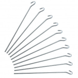 Nails with blunt tip, 10 pieces (hard ground), 22 cm