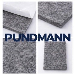 Pâslă autoadezivă Pundmann B4F pentru capitonaj, gri neutru, rolă 4,5 m² (150 x 300 cm) - Img 3