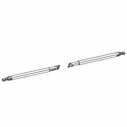 Picior de sprijin Thule pentru Omnistor 6300, lungime marchiză 2,60 m (1500603330)