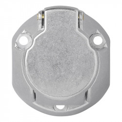 Plug 7+1 pins for caravans or trailers, metal, 12V - Img 4